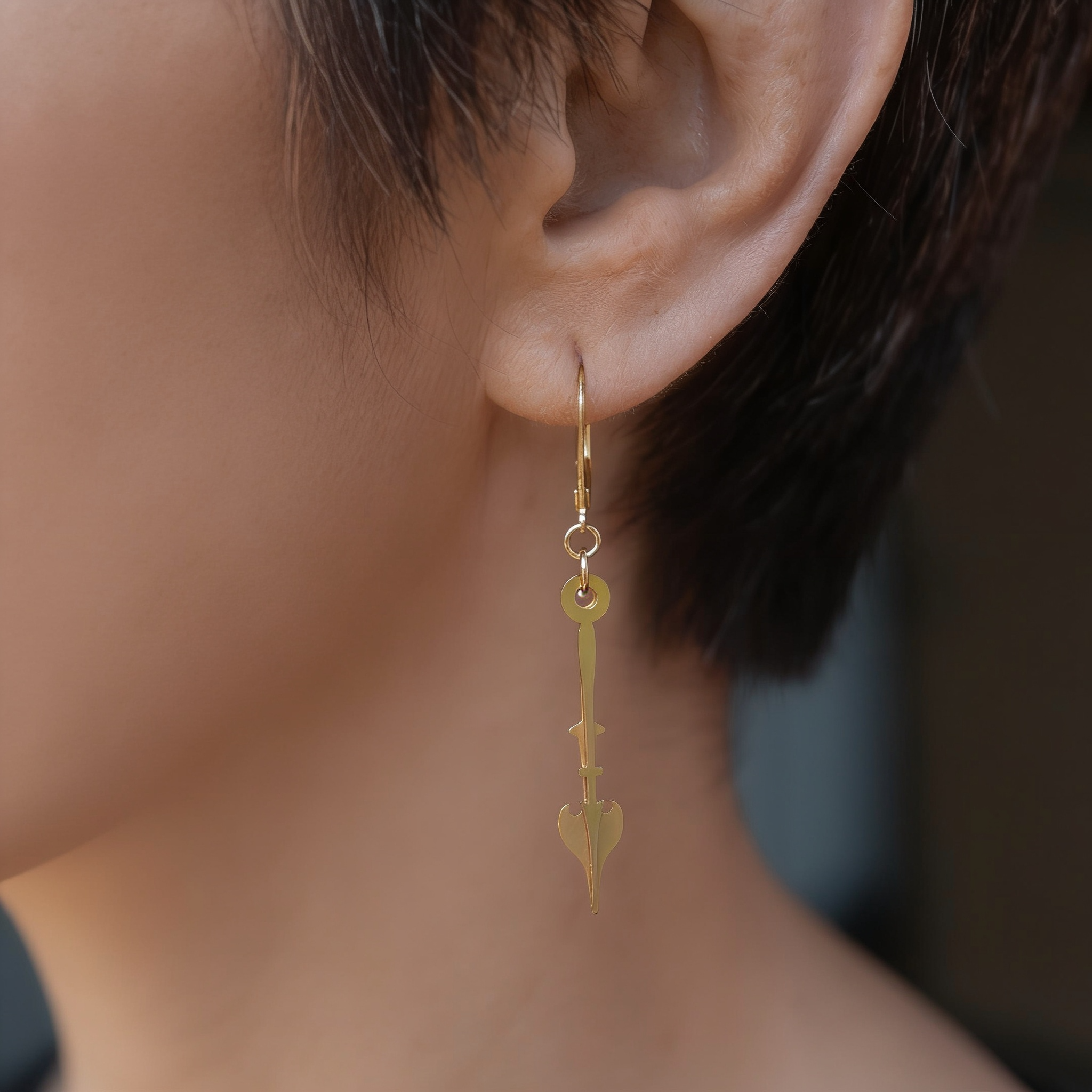 Boucles d’oreilles “Le secret des aiguilles“
