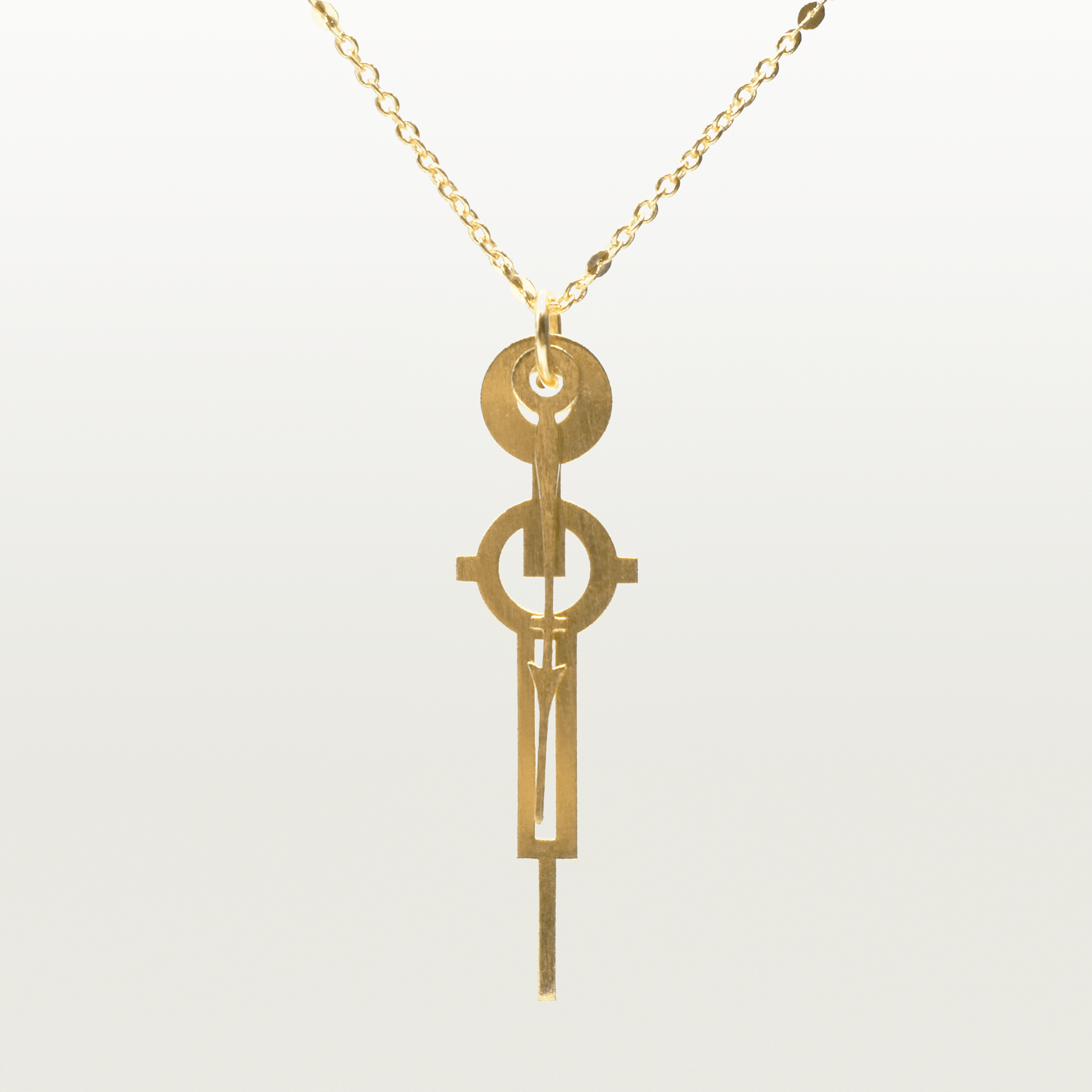 Photo Collier "Ephémère" sur fond blanc