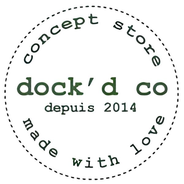 Logo concept store made with love dock’d co depuis 2014