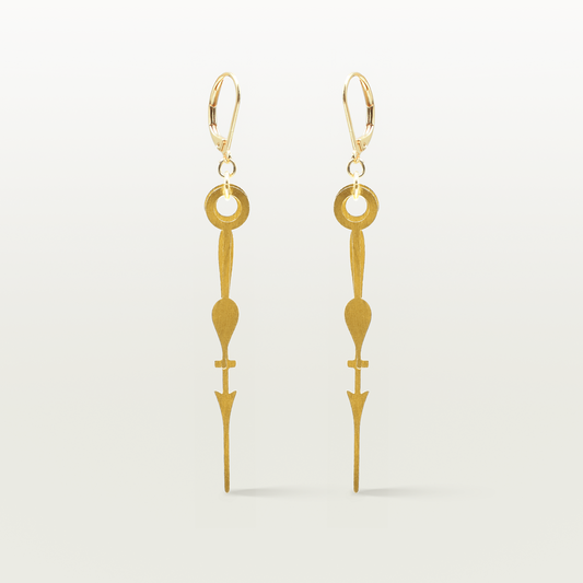 Les boucles d'oreille Intemporelles de Marie-Louise Orlach.