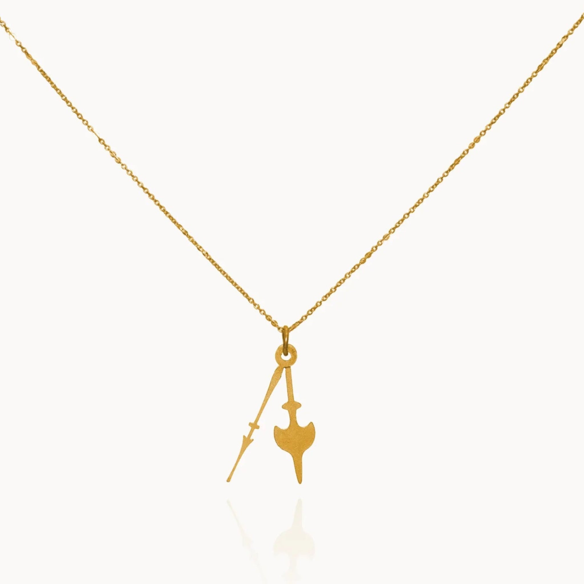 Photo packshot du collier "Echo" de 2,5cm sur fond blanc