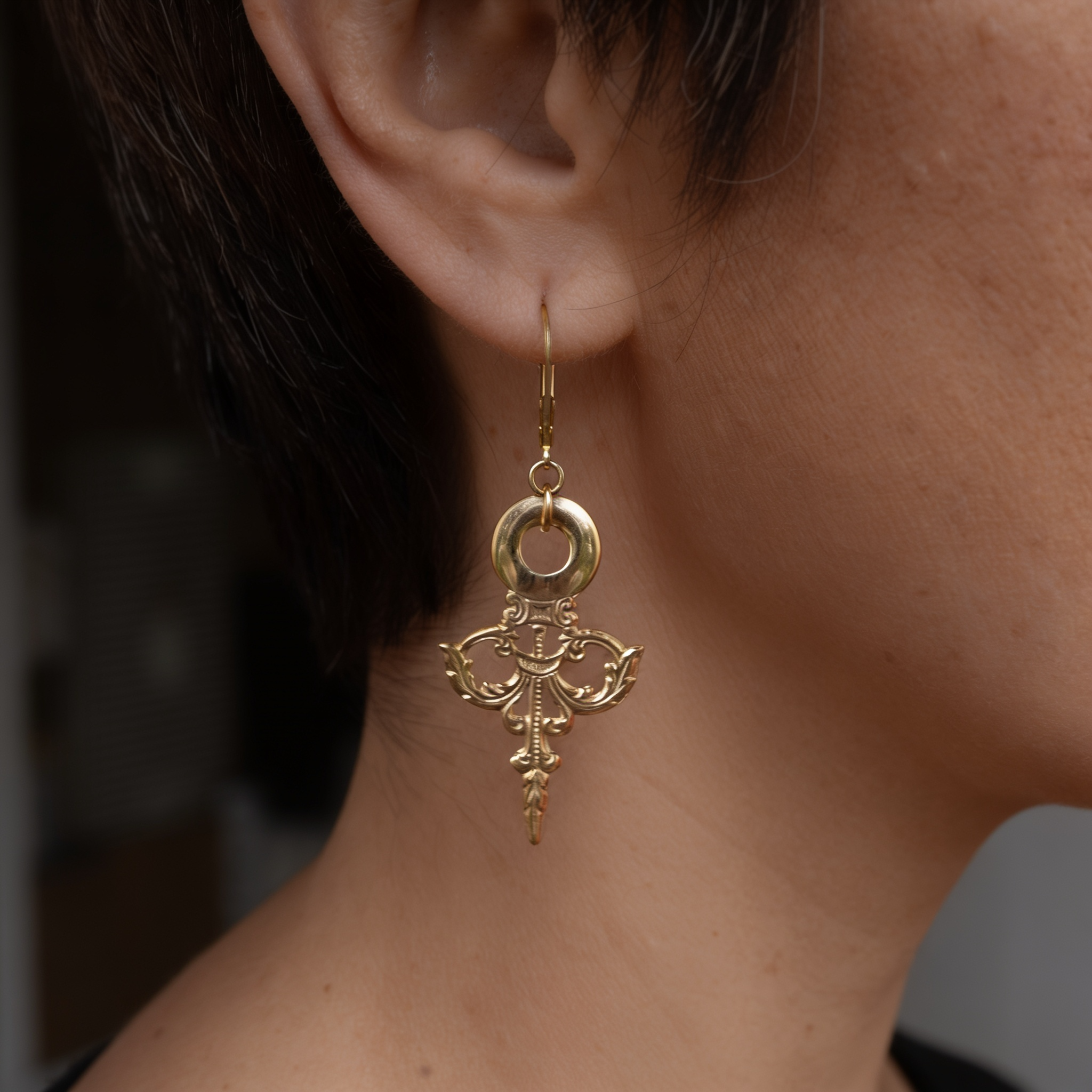 Boucles d’oreilles “Minuit”