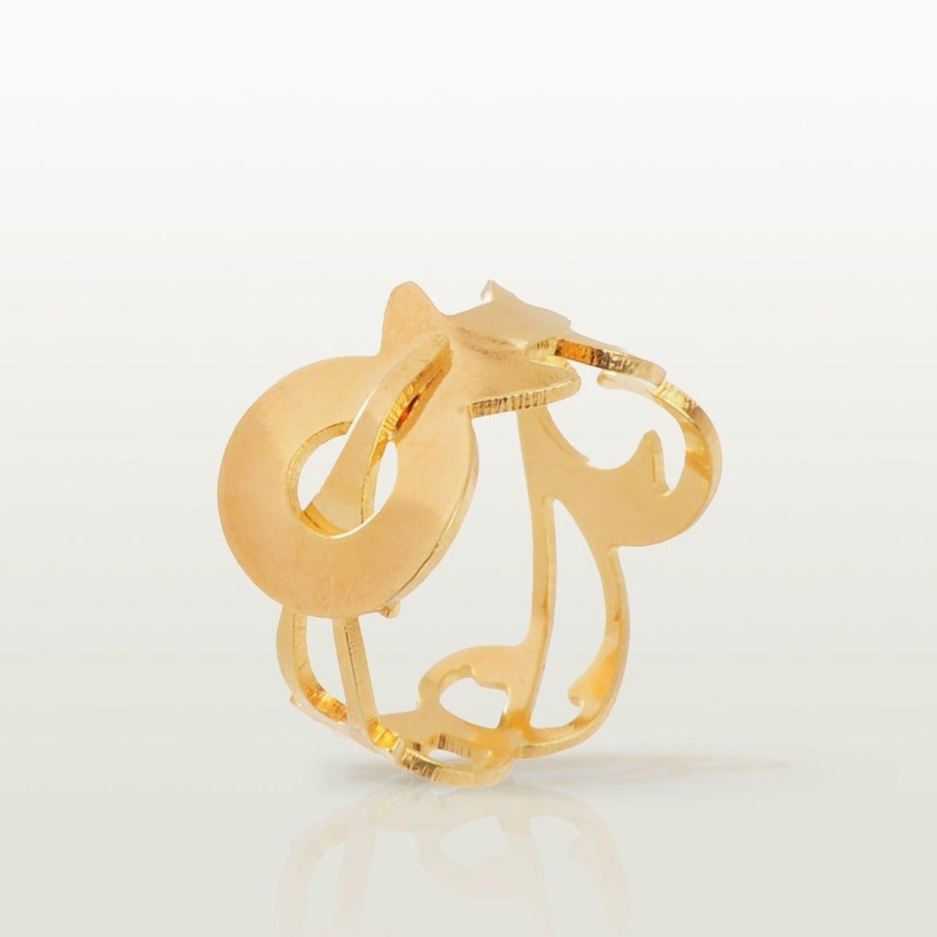 Bague L'Or du temps, fait main à Paris par Marie-Louise Orlach. Un bijou unique.