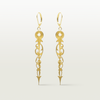 Photo boucles d'oreilles "Infini" sur fond blanc