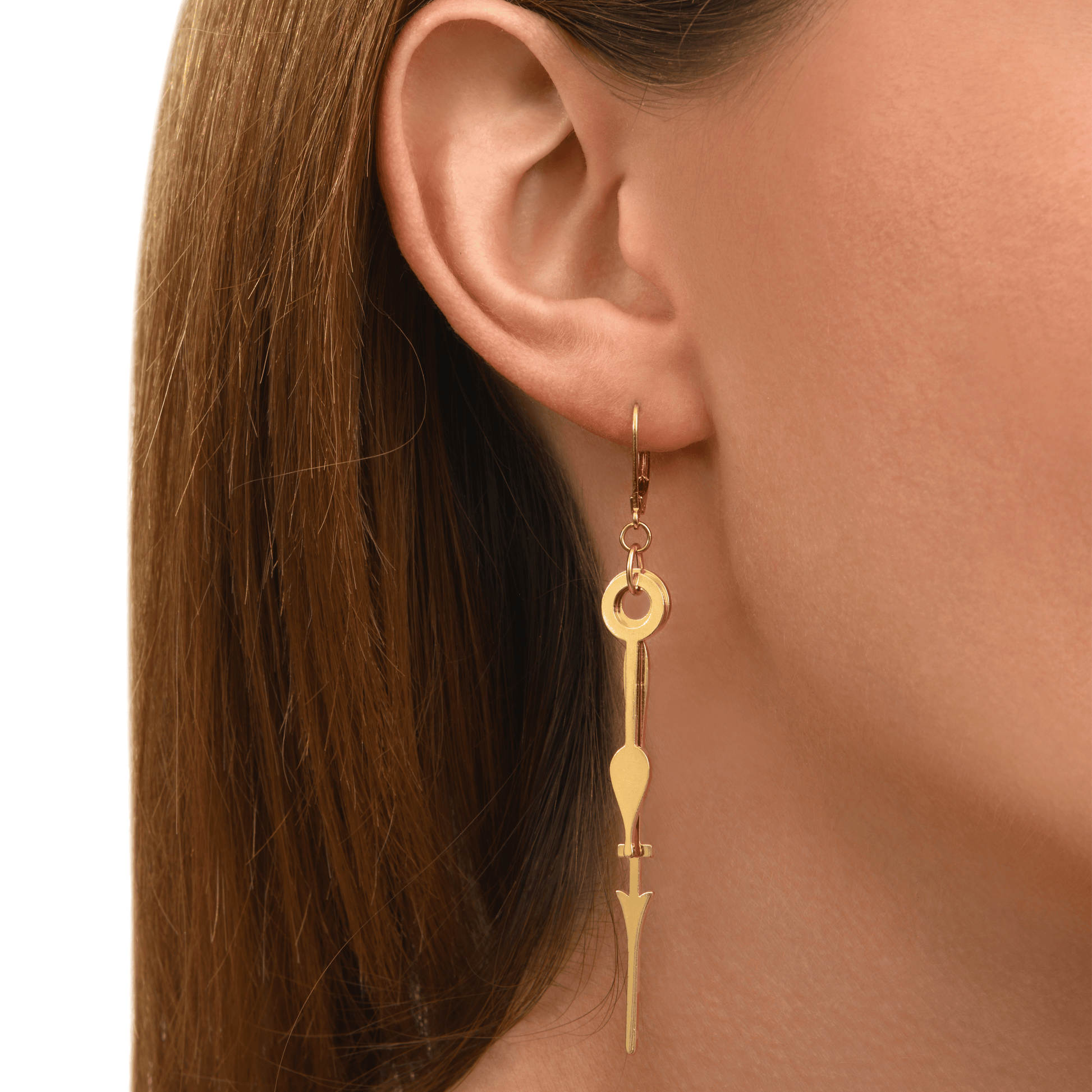 Les boucles d'oreille Intemporelles made in France.