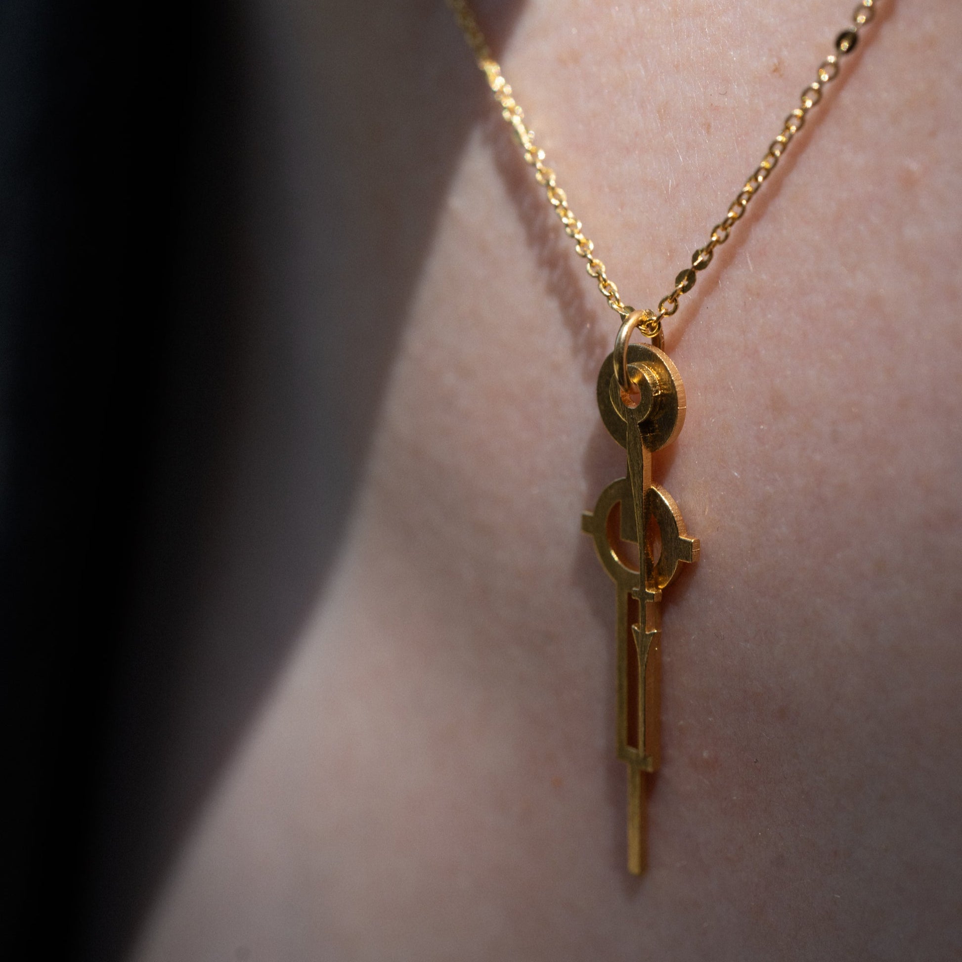 Détail du collier Ephémère créé par Marie-Louise Orlach.