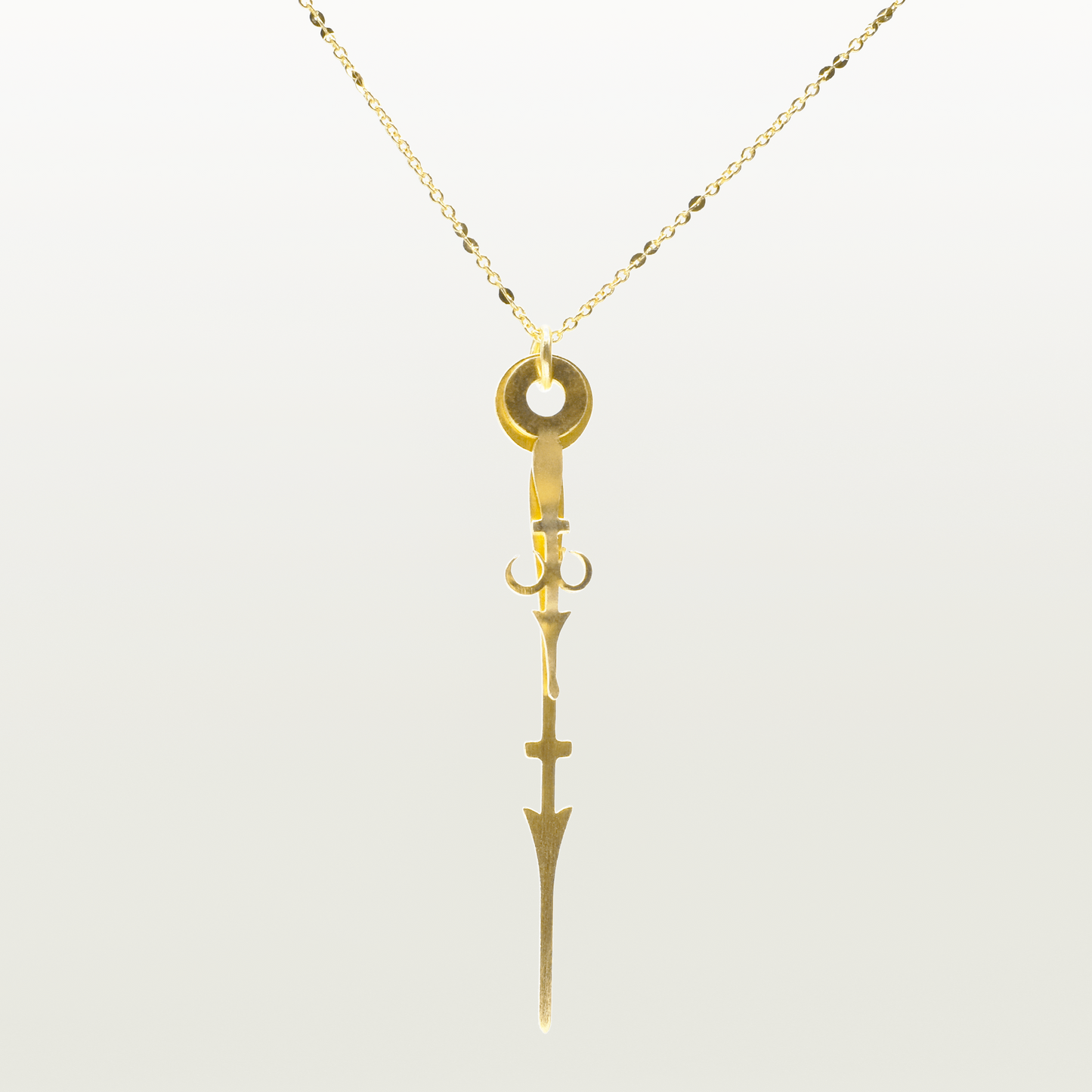 Collier Fêtes, fabriqué par Marie-Louise Orlach. Bijou élégant et délicat, fait main à Paris, doré à l'or fin.