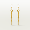photo pack shot des boucles d'oreilles "Intemporelles" sur fond blanc