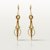photo des boucles d'oreilles Aurore sur fond blanc