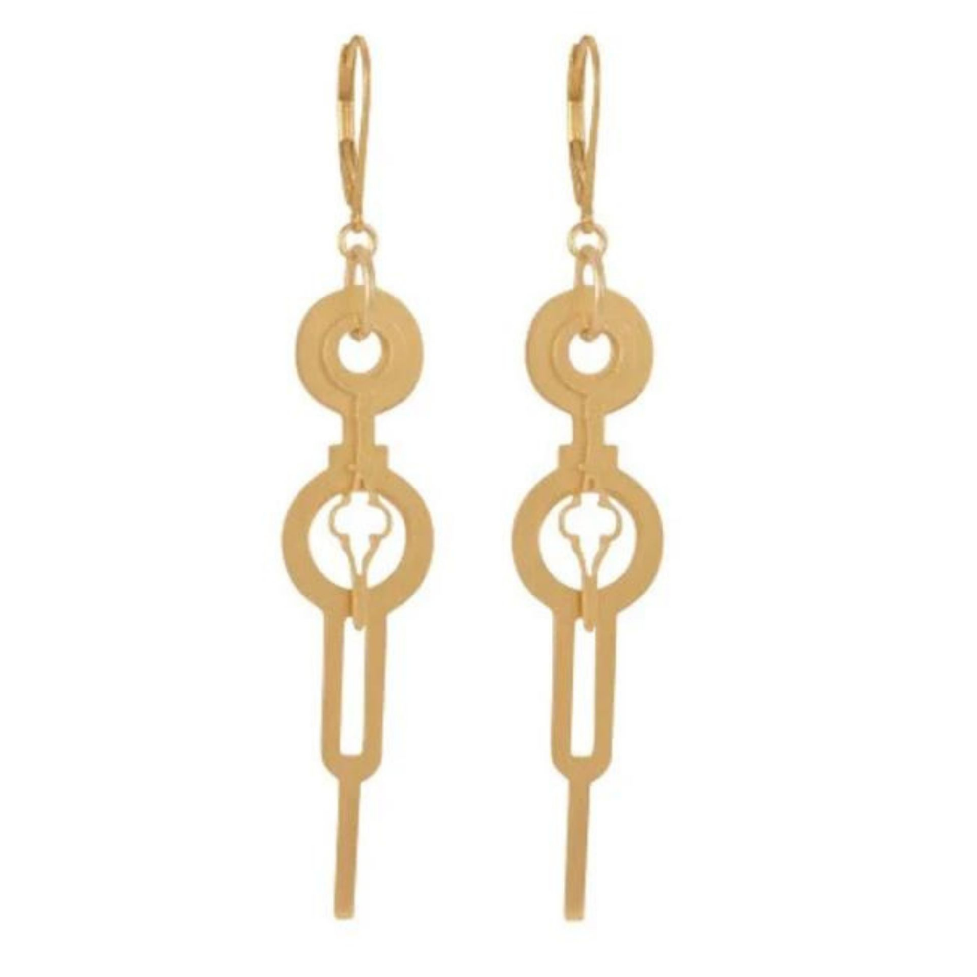 photo packshot des boucles d'oreilles Eternité sur fond blanc